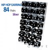 84PCS OF ASSORTED HIP HOP EARRING PANEL INSERTS